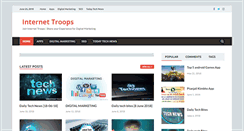 Desktop Screenshot of internettroops.com